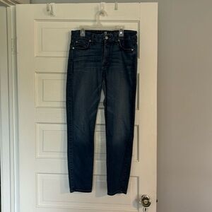 7 for All Mankind Midrise Cropped Skinny Jean